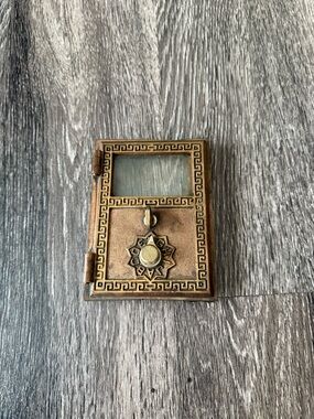 Antique metal postal mail door